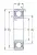 Однорядный шариковый подшипник 6306 2RS 1/C 3 от производителя  SKF