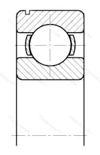 Модификация подшипника 50110 размер 50x80x16 ГПЗ-34 от производителя  ГПЗ-34