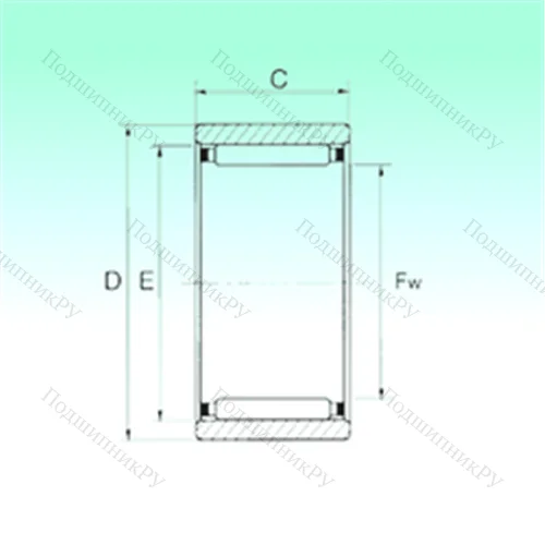 Подшипник игольчатый радиальный RNAO 50x65x20 от производителя  NBS