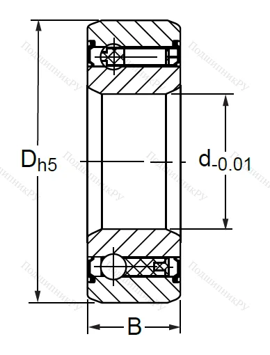 Подшипник обгонной муфты  CSK 30 2RS в Нижнем Новгороде