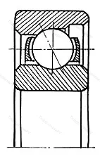 Подшипник  7000CD (6100) размер 10x26x8 от производителя  SKF