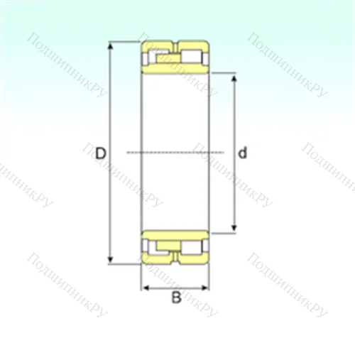 Подшипник роликовый радиальный NNU 4124 M/W 33 от производителя  ISB