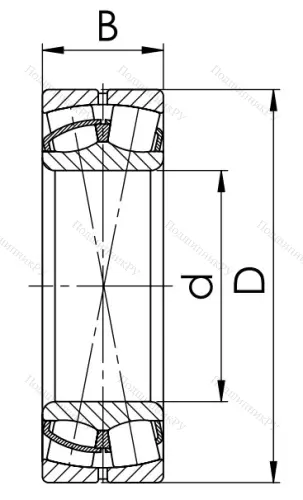 Сферический роликовый подшипник 53617 АН (22317 CCW 33) в Нижнем Новгороде