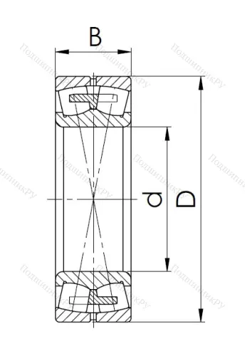 Сферический роликовый подшипник 3530 Н (22230 MW 33) в Нижнем Новгороде