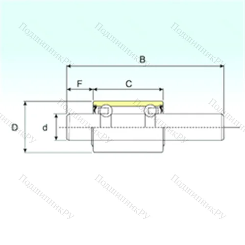 Подшипник шариковый радиальный WB 1226090