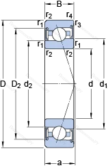 Подшипник S 7007 CE/HCP 4BVG 275 в Нижнем Новгороде