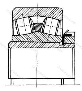 Подшипник  353632 (22336K+H 2336) размер 160x380x126 от производителя  ГОСТ