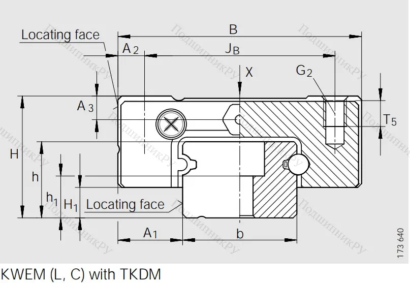 Направляющий рельс TKDM 15 G 2/B-220-10/10 в Нижнем Новгороде