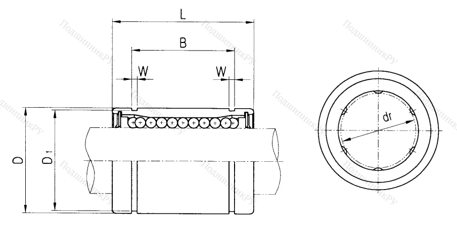Подшипник LM 10 UU в Нижнем Новгороде
