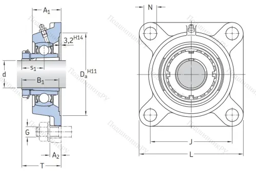 Подшипниковый узел FY 20 TF в Нижнем Новгороде Подшипниковый узел FY 20 TF в Нижнем Новгороде