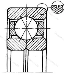 Подшипник  1176948 размер 240x320x38 от производителя  ГПЗ-7