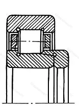 Модификация подшипника 8-62417К1М размер 85x210x66/52 от производителя  ГПЗ-1
