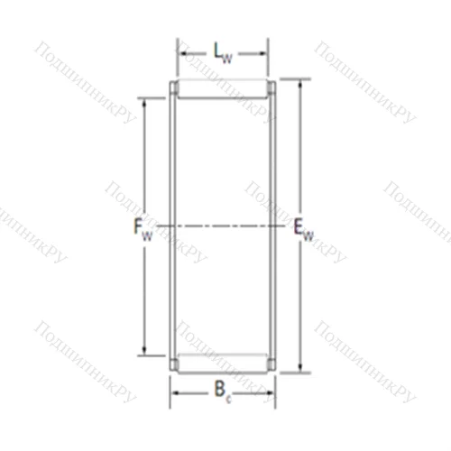 Подшипник игольчатый радиальный K 24X 30X 17BE от производителя  KOYO