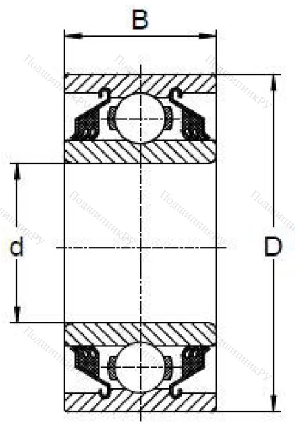 Радиальный шариковый подшипник W 211 PP 3 в Нижнем Новгороде