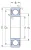 Однорядный шариковый подшипник 63002 2RS 1 от производителя  SKF