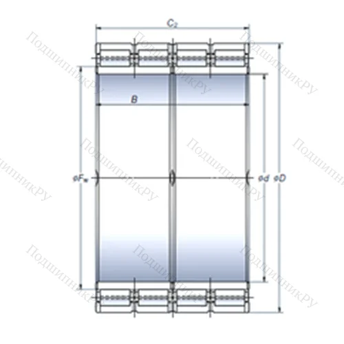 Подшипник роликовый радиальный STF 950RV 1314g