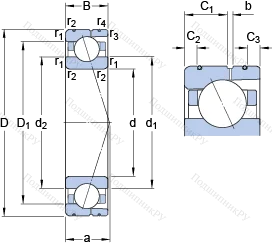Подшипник 7028 CD/HCP 4AL в Нижнем Новгороде