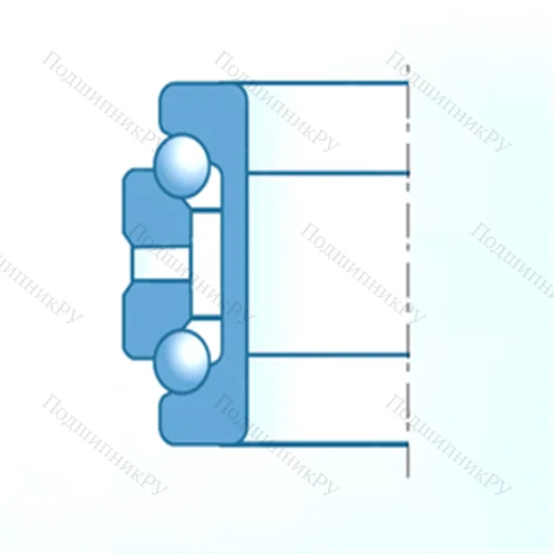 Подшипник шариковый упорно-радиальный 562007/GNP 5 от производителя  NTN