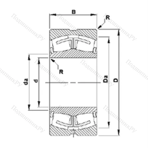 Подшипник роликовый радиальный самоцентрирующийся 21312VCSJ