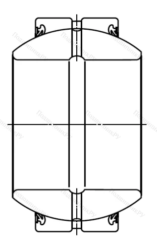 Шарнирный подшипник GEH 60 ES 2RS в Нижнем Новгороде