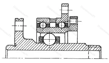 Модификация подшипника 4-300098ЮТ размер 8x25,5/35x31 от производителя  ГПЗ-200
