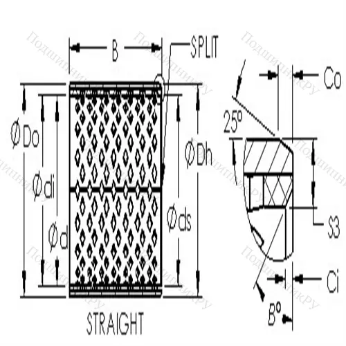 Втулка скольжения AST 090 13060 от производителя  AST