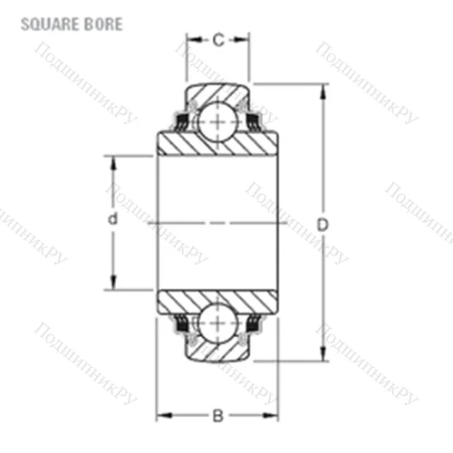Подшипник шариковый радиальный W 209PPB 5 от производителя  TIMKEN