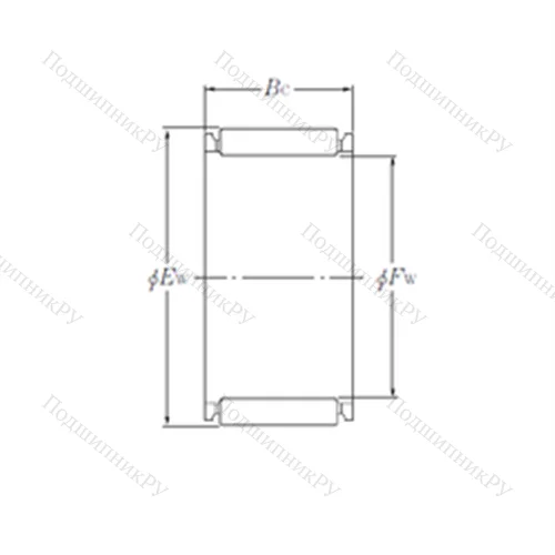 Подшипник игольчатый радиальный K 61?66?30