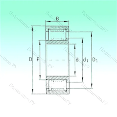 Подшипник роликовый радиальный ZSL 192322
