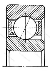 Подшипник  1076806 размер 30x42x7 от производителя  ГПЗ-200