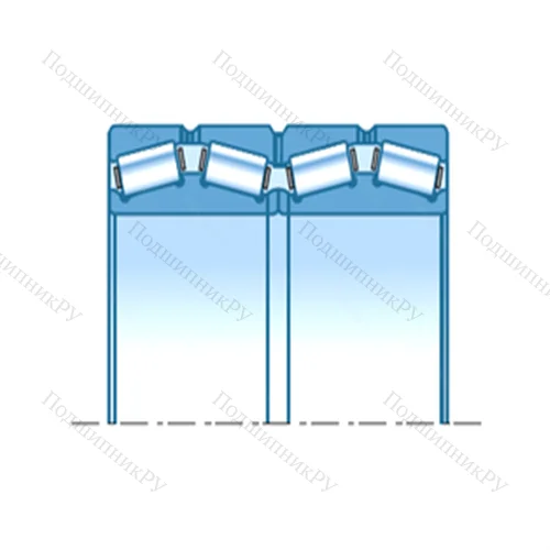 Подшипник роликовый радиально-упорный T-LM 654648D/LM 654610/LM 654610D от производителя  NTN