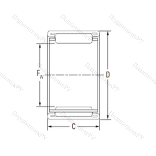 Подшипник игольчатый радиальный BTM 4030-1 от производителя  KOYO