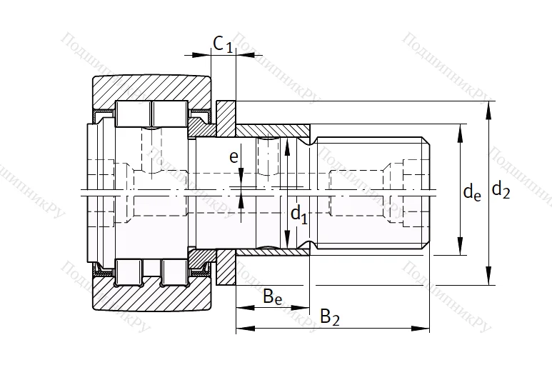Подшипник PWKRE 62 2RS от производителя  INA