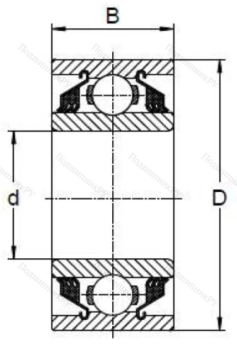 Радиальный шариковый подшипник W 210 PP 2 в Нижнем Новгороде