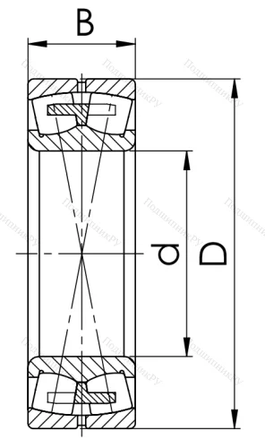 Сферический роликовый подшипник 3003134 Н (23034 MW 33) в Нижнем Новгороде
