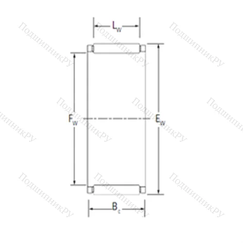 Подшипник игольчатый радиальный K 14X 18X 13SE