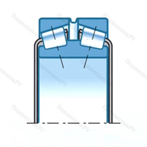 Подшипник роликовый радиально-упорный M 257248D/M 257210+A от производителя  NTN