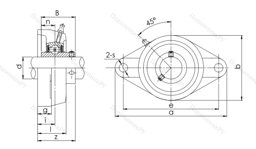 Подшипниковый узел UCFL 207 в Нижнем Новгороде