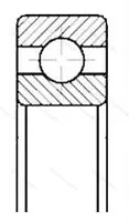 Подшипник  61888 (1000888) размер 440x540x46 от производителя  SKF