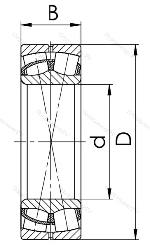 Сферический роликовый подшипник 53608 АН (22308 CW 33) в Нижнем Новгороде