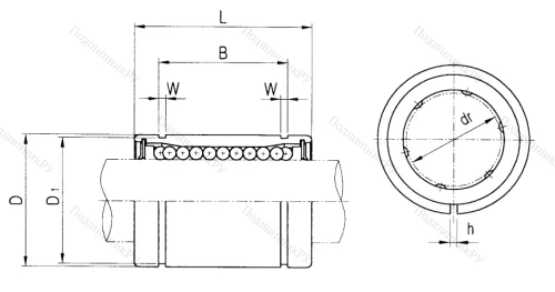 Подшипник LM 35 UU AJ в Нижнем Новгороде