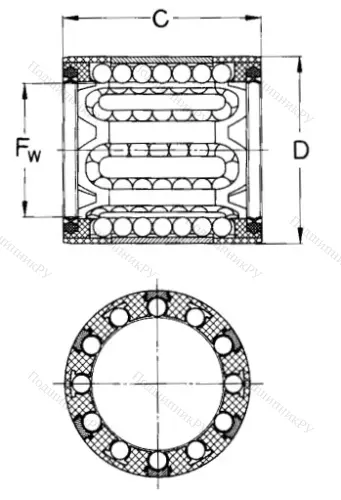 Подшипник LBBR 14-2LS/HV 6 в Нижнем Новгороде
