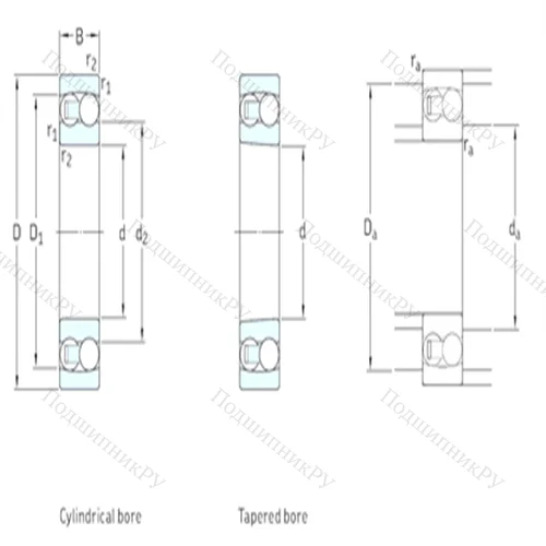 Подшипник шариковый радиальный самоцентрирующийся
