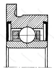 Подшипник  2880800 размер 10x19x6