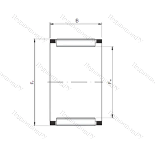Подшипник игольчатый радиальный KZK 18X 24X 15 от производителя  ISO