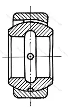 Подшипник  НУШС25 размер 25x35x20 от производителя  ГПЗ-3