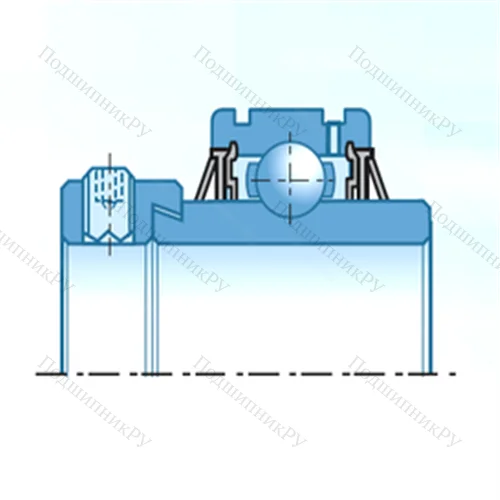 Подшипник шариковый радиальный UELS 206LD 1N