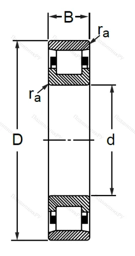 Цилиндрический роликовый подшипник N 310 E (2310) в Нижнем Новгороде