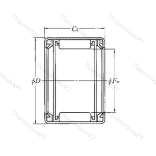Подшипник игольчатый радиальный HMK 4031LL