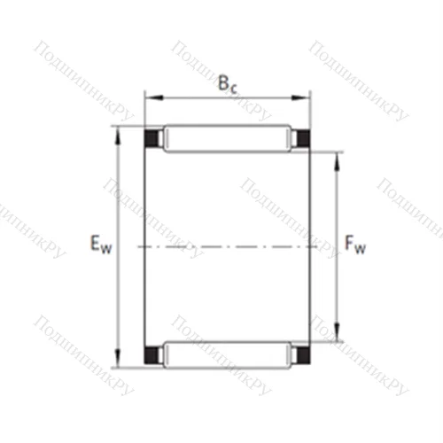 Подшипник игольчатый радиальный K 45X 59X 32 от производителя  INA Подшипник игольчатый радиальный K 45X 59X 32 от производителя  INA